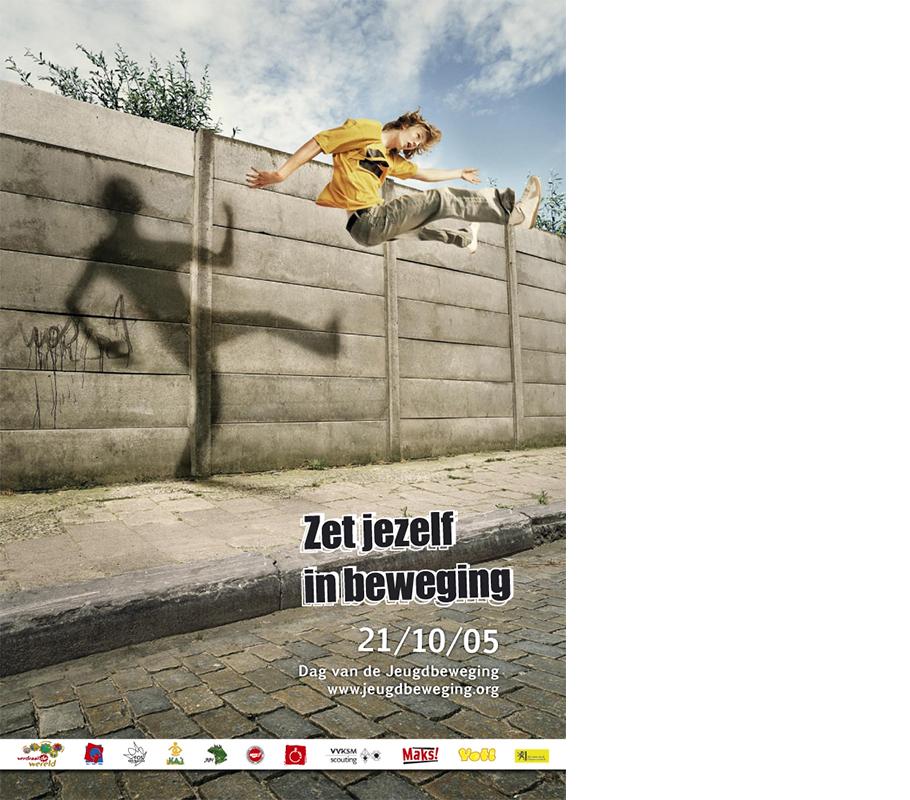 Affiche 2005 sprong in de lucht